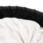 vidaXL Hundebett Schwarz-Beige 79x70x19 cm Plüsch und Kunstleder vidaXL Hundebett Schwarz-Beige 79x70x19 cm Plüsch und Kunstleder