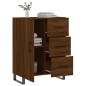 vidaXL Sideboard Braun Eichen-Optik 69,5x34x90 cm Holzwerkstoff vidaXL Sideboard Braun Eichen-Optik 69,5x34x90 cm Holzwerkstoff