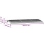 vidaXL Türvordach Grau 300x100 cm Polycarbonat vidaXL Türvordach Grau 300x100 cm Polycarbonat