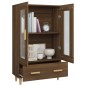 vidaXL Highboard Braun Eichen-Optik 70x31x115 cm Holzwerkstoff vidaXL Highboard Braun Eichen-Optik 70x31x115 cm Holzwerkstoff