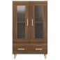 vidaXL Highboard Braun Eichen-Optik 70x31x115 cm Holzwerkstoff vidaXL Highboard Braun Eichen-Optik 70x31x115 cm Holzwerkstoff
