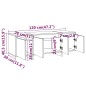 vidaXL TV-Schrank Sonoma-Eiche 120x30x40,5 cm Holzwerkstoff vidaXL TV-Schrank Sonoma-Eiche 120x30x40,5 cm Holzwerkstoff