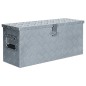 vidaXL Aluminiumkiste 76,5×26,5×33 cm Silbern vidaXL Aluminiumkiste 76,5×26,5×33 cm Silbern