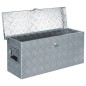 vidaXL Aluminiumkiste 76,5×26,5×33 cm Silbern vidaXL Aluminiumkiste 76,5×26,5×33 cm Silbern