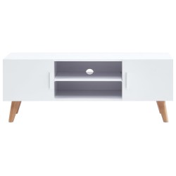 vidaXL TV-Schrank Weiß 120×40×46 cm MDF