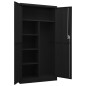 vidaXL Schließfachschrank Schwarz 90x40x180 cm Stahl vidaXL Schließfachschrank Schwarz 90x40x180 cm Stahl