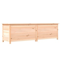 vidaXL Outdoor-Kissenbox 200x50x56 cm Massivholz Tanne