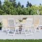 Gartenstuhlauflagen für Hochlehner 6Stk. Beige 120x50x3cm Stoff Gartenstuhlauflagen für Hochlehner 6Stk. Beige 120x50x3cm Stoff