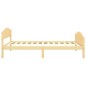 vidaXL Massivholzbett Kiefer 100x200 cm vidaXL Massivholzbett Kiefer 100x200 cm