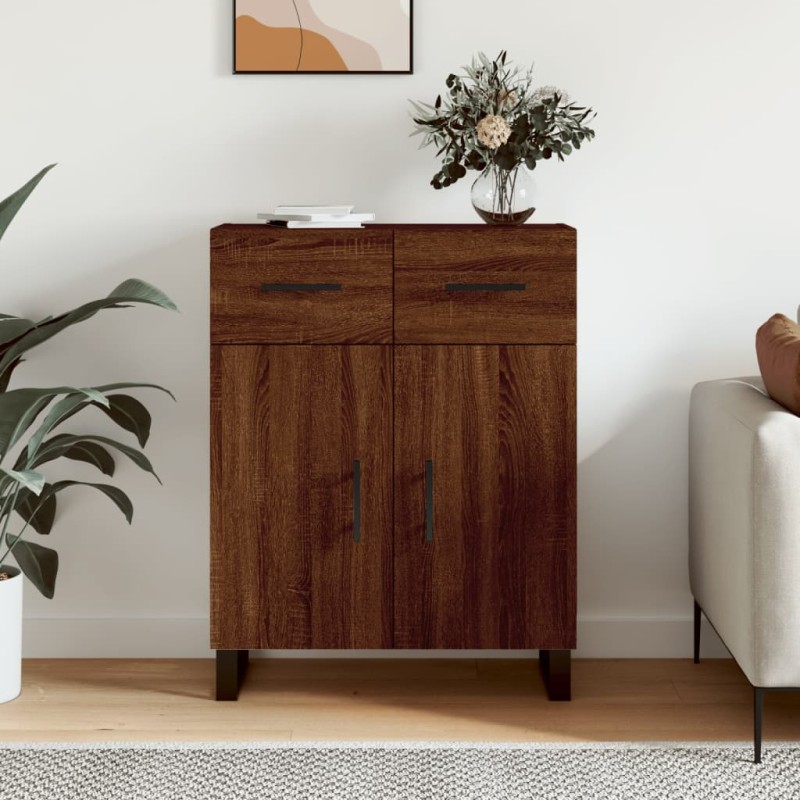 vidaXL Sideboard Braun Eichen-Optik 69,5x34x90 cm Holzwerkstoff vidaXL Sideboard Braun Eichen-Optik 69,5x34x90 cm Holzwerkstoff