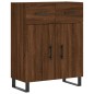 vidaXL Sideboard Braun Eichen-Optik 69,5x34x90 cm Holzwerkstoff vidaXL Sideboard Braun Eichen-Optik 69,5x34x90 cm Holzwerkstoff
