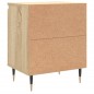 vidaXL Nachttisch Sonoma-Eiche 40x30x50 cm Holzwerkstoff vidaXL Nachttisch Sonoma-Eiche 40x30x50 cm Holzwerkstoff