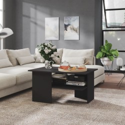 vidaXL Couchtisch Grau 90x60x46,5 cm Holzwerkstoff