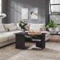 vidaXL Couchtisch Grau 90x60x46,5 cm Holzwerkstoff vidaXL Couchtisch Grau 90x60x46,5 cm Holzwerkstoff