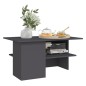 vidaXL Couchtisch Grau 90x60x46,5 cm Holzwerkstoff vidaXL Couchtisch Grau 90x60x46,5 cm Holzwerkstoff