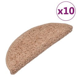 vidaXL Stufenmatten 10 Stk. 65x21x4 cm Beige