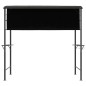 vidaXL Pavillon mit Dach 220x110x200 cm Anthrazit vidaXL Pavillon mit Dach 220x110x200 cm Anthrazit