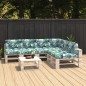 vidaXL Palettensofa-Auflagen 7 Stk. Blattmuster vidaXL Palettensofa-Auflagen 7 Stk. Blattmuster