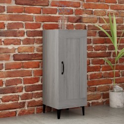 vidaXL Sideboard Grau Sonoma 34,5x34x90 cm Holzwerkstoff