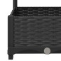 vidaXL Pflanzkübel mit Spalier Schwarz 120x120x121,5 cm PP vidaXL Pflanzkübel mit Spalier Schwarz 120x120x121,5 cm PP