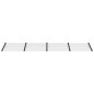 vidaXL Türvordach Schwarz und Transparent 396x90 cm Polycarbonat vidaXL Türvordach Schwarz und Transparent 396x90 cm Polycarbonat