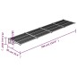 vidaXL Türvordach Schwarz und Transparent 396x90 cm Polycarbonat vidaXL Türvordach Schwarz und Transparent 396x90 cm Polycarbonat