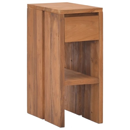 vidaXL Nachttisch 20x35x50 cm Teak Massivholz