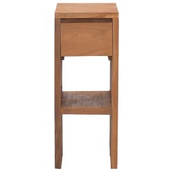 vidaXL Nachttisch 20x35x50 cm Teak Massivholz