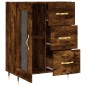 vidaXL Sideboard Räuchereiche 69,5x34x90 cm Holzwerkstoff vidaXL Sideboard Räuchereiche 69,5x34x90 cm Holzwerkstoff