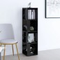 vidaXL Eckregal Hochglanz-Schwarz 33x33x132 cm Holzwerkstoff vidaXL Eckregal Hochglanz-Schwarz 33x33x132 cm Holzwerkstoff
