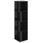 vidaXL Eckregal Hochglanz-Schwarz 33x33x132 cm Holzwerkstoff vidaXL Eckregal Hochglanz-Schwarz 33x33x132 cm Holzwerkstoff