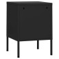 vidaXL Nachttisch Schwarz 35x35x51 cm Stahl vidaXL Nachttisch Schwarz 35x35x51 cm Stahl