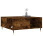 vidaXL Couchtisch Räuchereiche 80x80x36,5 cm Holzwerkstoff vidaXL Couchtisch Räuchereiche 80x80x36,5 cm Holzwerkstoff