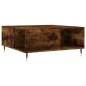 vidaXL Couchtisch Räuchereiche 80x80x36,5 cm Holzwerkstoff vidaXL Couchtisch Räuchereiche 80x80x36,5 cm Holzwerkstoff