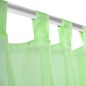 2 x Transparente Gardine Fertiggardine 140 x 225cm apfelgrün 2 x Transparente Gardine Fertiggardine 140 x 225cm apfelgrün