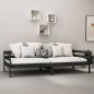 vidaXL Tagesbett Schwarz Kiefer Massivholz 90x200 cm vidaXL Tagesbett Schwarz Kiefer Massivholz 90x200 cm