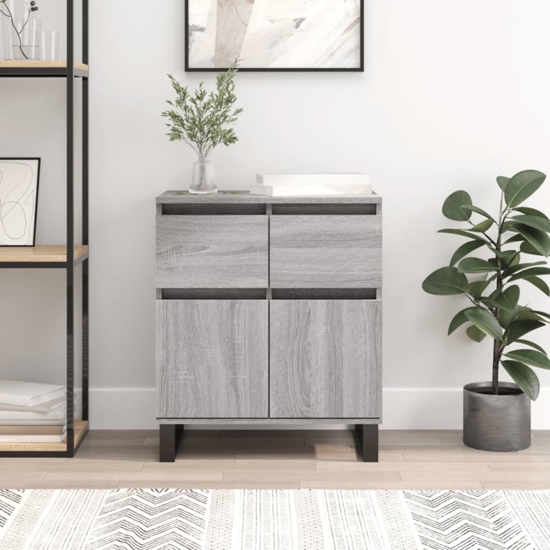 vidaXL Sideboard Grau Sonoma 60x35x70 cm Holzwerkstoff vidaXL Sideboard Grau Sonoma 60x35x70 cm Holzwerkstoff