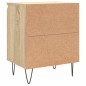 vidaXL Nachttisch Sonoma-Eiche 40x30x50 cm Holzwerkstoff