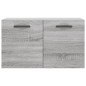 vidaXL Wandschrank Grau Sonoma 60x36,5x35 cm Holzwerkstoff vidaXL Wandschrank Grau Sonoma 60x36,5x35 cm Holzwerkstoff