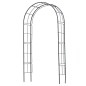 Nature Gartenbogen Metall 229x38x113 cm Schwarz Nature Gartenbogen Metall 229x38x113 cm Schwarz
