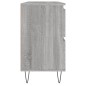 vidaXL Badschrank Grau Sonoma 80x33x60 cm Holzwerkstoff vidaXL Badschrank Grau Sonoma 80x33x60 cm Holzwerkstoff