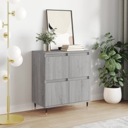 vidaXL Sideboard Grau Sonoma 60x35x70 cm Holzwerkstoff