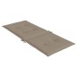 vidaXL Gartenstuhlauflagen für Hochlehner 6Stk. Taupe 120x50x3cm Stoff vidaXL Gartenstuhlauflagen für Hochlehner 6Stk. Taupe 120x50x3cm Stoff