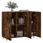 vidaXL Sideboard Räuchereiche 90x34x80 cm Holzwerkstoff vidaXL Sideboard Räuchereiche 90x34x80 cm Holzwerkstoff