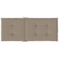vidaXL Gartenstuhlauflagen für Hochlehner 6Stk. Taupe 120x50x3cm Stoff vidaXL Gartenstuhlauflagen für Hochlehner 6Stk. Taupe 120x50x3cm Stoff