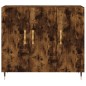 vidaXL Sideboard Räuchereiche 90x34x80 cm Holzwerkstoff vidaXL Sideboard Räuchereiche 90x34x80 cm Holzwerkstoff