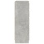 vidaXL Schubladenschrank Betongrau 60x36x103 cm Holzwerkstoff vidaXL Schubladenschrank Betongrau 60x36x103 cm Holzwerkstoff
