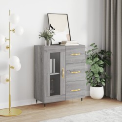 vidaXL Sideboard Grau Sonoma 69,5x34x90 cm Holzwerkstoff