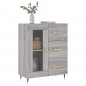 vidaXL Sideboard Grau Sonoma 69,5x34x90 cm Holzwerkstoff vidaXL Sideboard Grau Sonoma 69,5x34x90 cm Holzwerkstoff