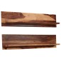 vidaXL Wandregale 2 Stk. 118 x 26 x 20 cm Massivholz vidaXL Wandregale 2 Stk. 118 x 26 x 20 cm Massivholz